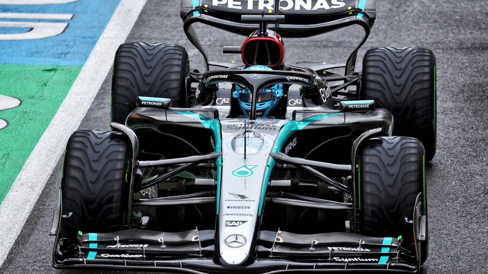 George Russell (GBR) Mercedes AMG F1 W15. Formula 1 World Championship, Rd 12, British Grand Prix, Silverstone, England,
