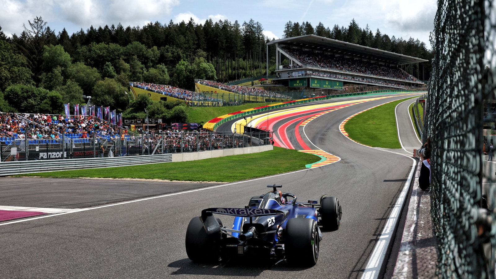 Alexander Albon (THA) Williams Racing FW46. Formula 1 World Championship, Rd 14, Belgian Grand Prix, Spa Francorchamps,