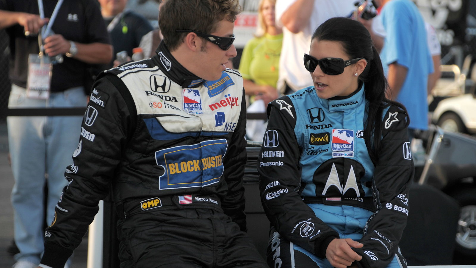Indy Racing League. 28-29 June 2008. Richmond International Speedway. Richmond, Virginia. Marco Andretti and Danica