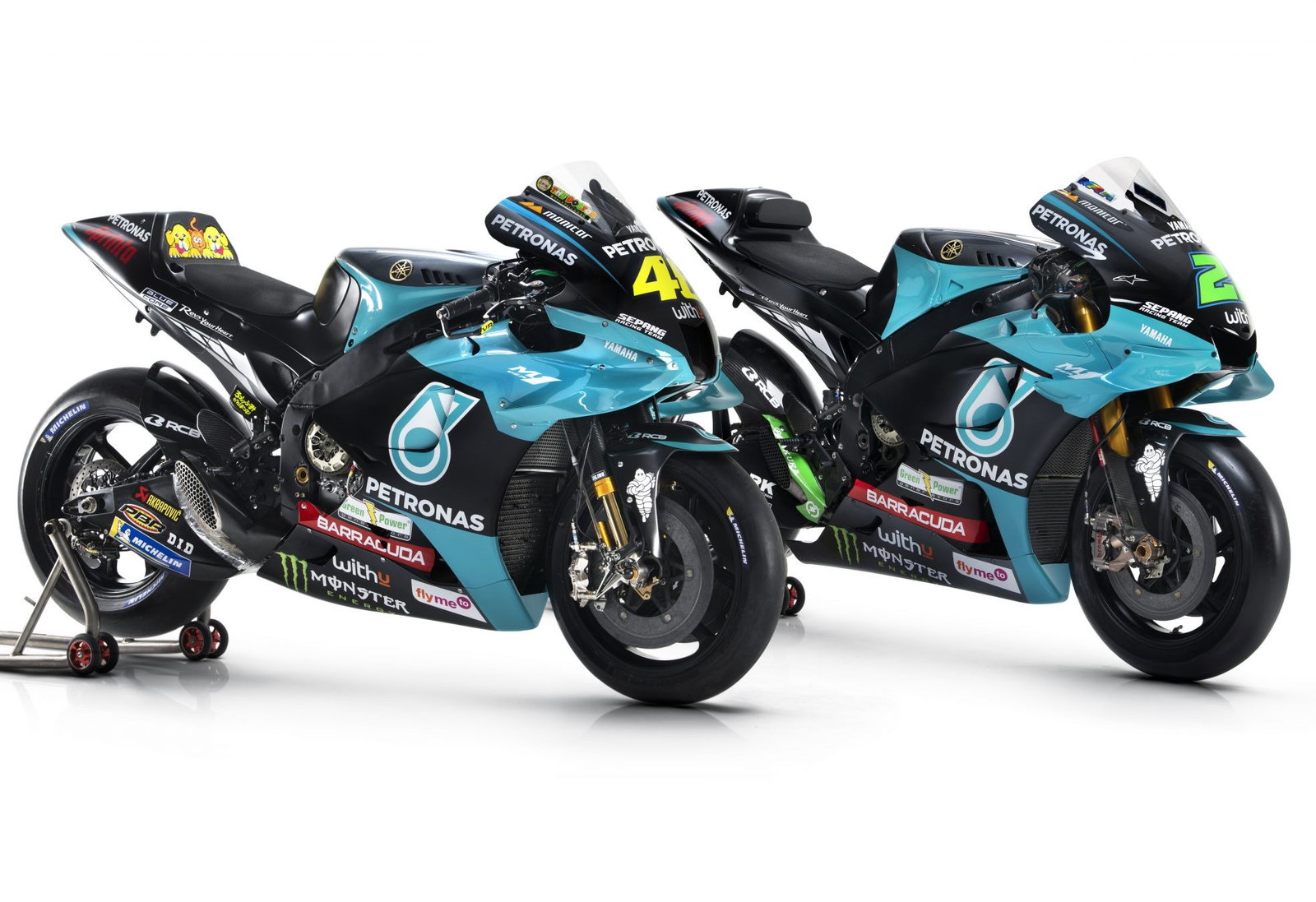 FIRST LOOK: Valentino Rossi, Franco Morbidelli in Petronas Yamaha MotoGP colours