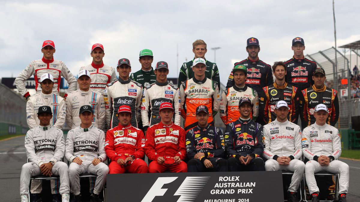 16.03.2014- F1 drivers 2014