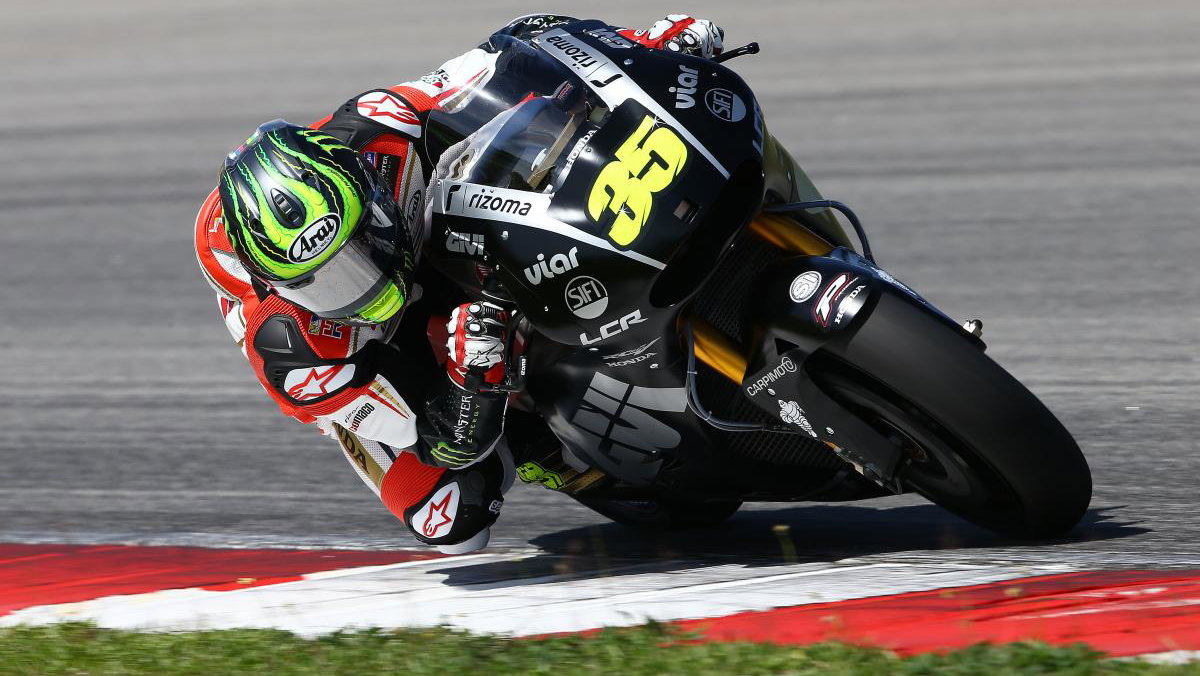 Crutchlow 'at 30 percent' of bike's potential on day one