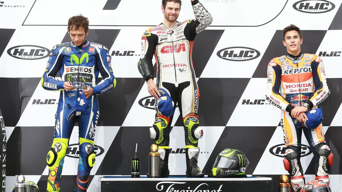 MotoGP Czech Republic: Crutchlow masters wet for Brno victory