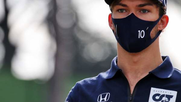 Pierre Gasly (FRA) AlphaTauri walks the circuit.
