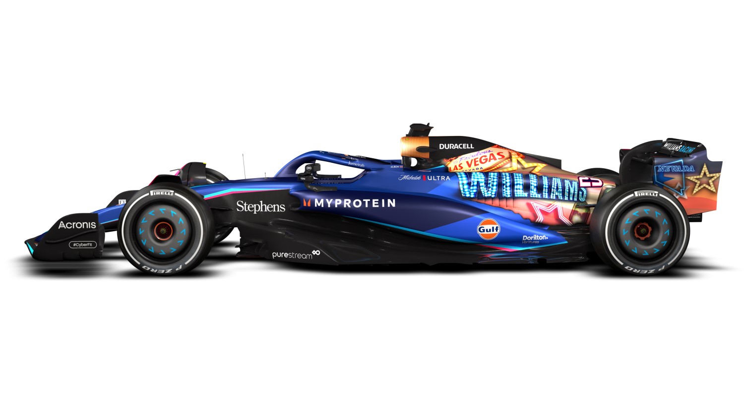 Red Bull, Williams the latest F1 teams to reveal new liveries for Las Vegas Grand Prix